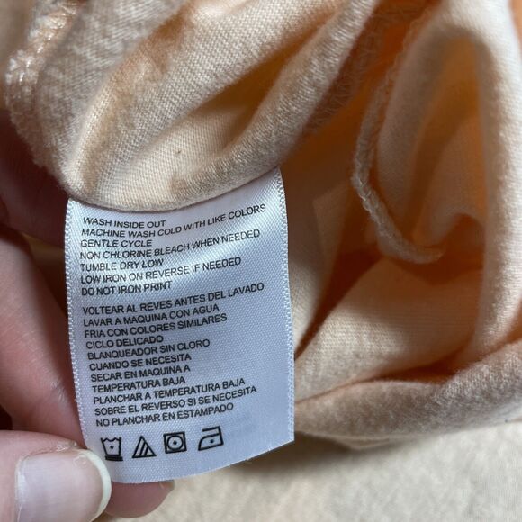 Disney Princess Ariel Little Mermaid Short Sleeve Peach Pink Girls XL Licensed - Picture 9 of 9